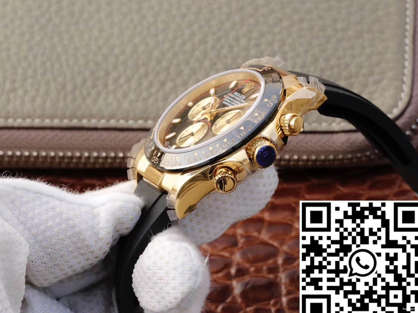 Black Daytona Rolex M116518ln-0047 Factory JH Cosmograph Dial 1112